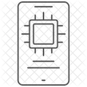 Mobile Automatisierung Thinline Symbol Icon