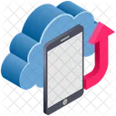 Cloud Computing Mobile Icon