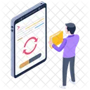 Mobile Backup  Icon