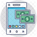 Mobile Bank Deposit Icon