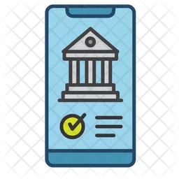 Mobile Bank App  Icon