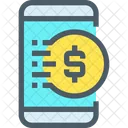 Mobile Banking Cash Icon