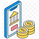 Mobile Banking Money Finance Icon