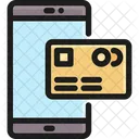 Mobile Banking Technology Credit Card Icon