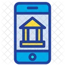 Mobile E Banking Technology Icon