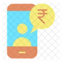Mpay Online Mobile Banking Rupee Transfer Icon