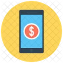 Mobile Banking Dollar Smartphone Icon