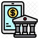 Smartphone Banking Finance Icon
