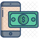 Mobile Banking Online Payment Digital Money Icon