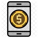 Mobile Banking Mobile Payment Digital Money Icon