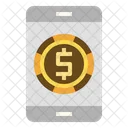 Mobile Banking Mobile Payment Digital Money Icon
