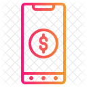Mobile Banking Money Dollar Icon