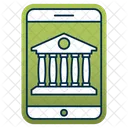 Mobile Banking Tablet Icon
