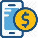 Mobile Banking Dollar Icon