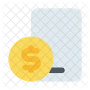 Mobile Banking Phone Money Icon