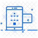 Mobile Banking App  Symbol