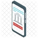 Mobile Banking Bank Phone Service Banking App Icon