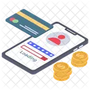 Mobile Banking  Icon