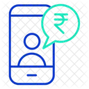 Mpay Online Mobile Banking Rupee Transfer Icon
