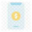 Mobile Banking Coin Money Icon