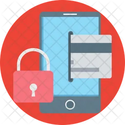 Mobile Banking Security  Icon