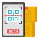 Mobiler Barcode Mobiler QR Barcode Scannen Symbol