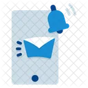 Mobile Benachrichtigung Alarm E Mail Icon