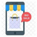 Mobile Big Sale Icon