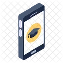 Online Bildung Mobile Bildung E Learning Symbol