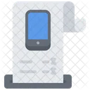 Mobile Bill Mobile Invoice Phone Bill Icon