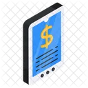 Mobile Bill Invoice Receipt Icon