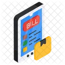 Mobile Bill Mobile Invoice Mobile Receipt Icon