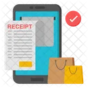 Mobile Bill Mobile Receipt Mobile Invoice Icon