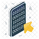 Mobile Binary Data Binary Code Binary Data App Icon