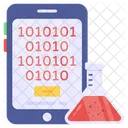 Mobile Binary Data Mobile Binary Code Online Binary Data Icon
