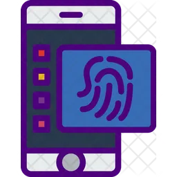 Mobile Biometric  Icon