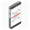 Biometric Identification Thumbprint Fingerprint Icon
