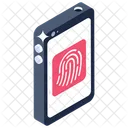 Mobile biometrische  Symbol