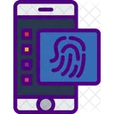 Mobile biometrische  Symbol