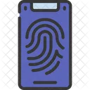 Mobile biometrische  Symbol