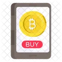 Mobile Bitcoin Bitcoin App Crypto Icon