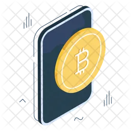 Mobile Bitcoin  Icon