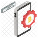Mobile Bitcoin Bitcoin Automation Digital Currency Icon