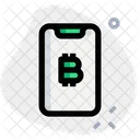 Mobile Bitcoin Icon