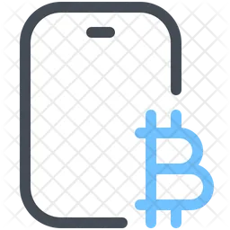 Mobile Bitcoin  Icon