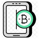Mobile Bitcoin Cryptocurrency Crypto Icon