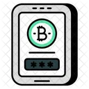 Mobile Bitcoin Cryptocurrency App Crypto Icon