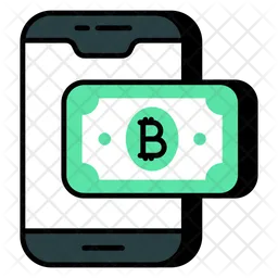 Mobile Bitcoin  Icon