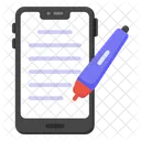 Mobile Blogging  Icon