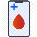 Mobile Blood App Online Blood Bank Blood Bank Icon